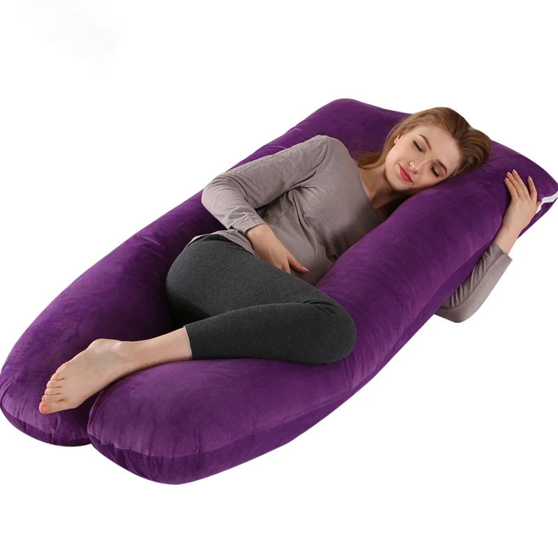 Pregnancy Pillows for Sleeping, U Shaped Full Body Maternity Pillow with Removable Cover.Support for Back, Legs, Belly, HIPS.