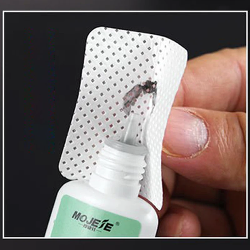 Bottle Fabric Cleaning Beauty Cloth Polish Soft Non-Woven Lash Extension Pad Rremover Glue Adhesive Eyelash Cotton Nozzle Wipes