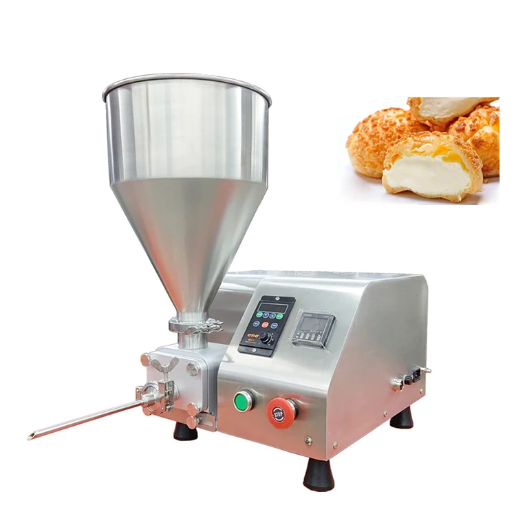 Good Quality Industry Cake Cream Filling Machine Mini Cream Filler Cream Puffs Injector Machine