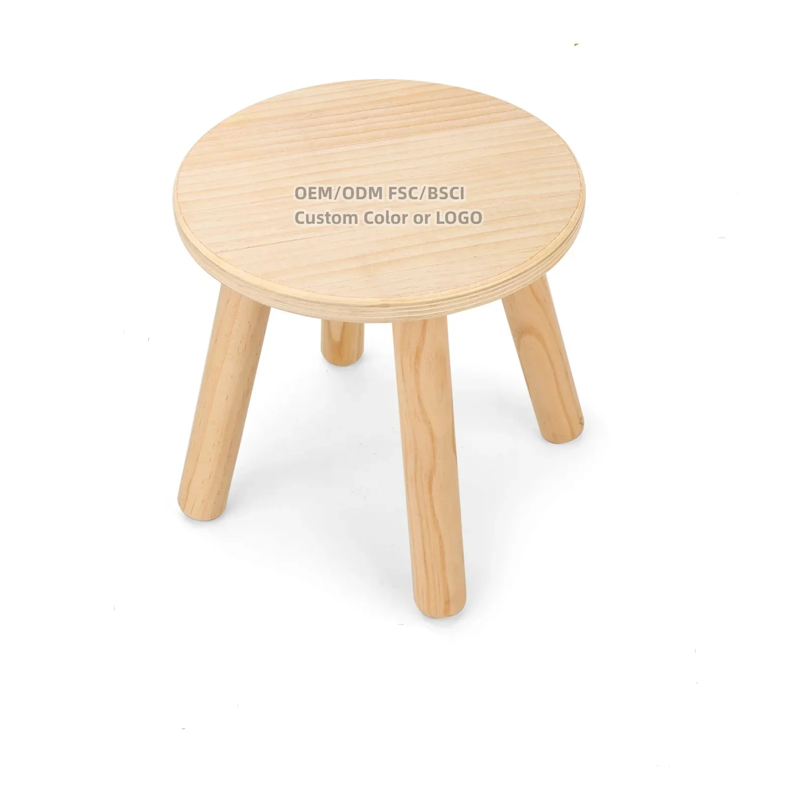 Solid Wood Round Table Set wooden baby chair bamboo Children Chair Kids Wooden Toddler Chairs