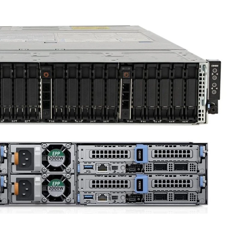 D ell PowerEdge C6525 Server Up to AMD EPYC 7513 Processor 12 x 3.5-in HDDs SAS 2U Rack Server