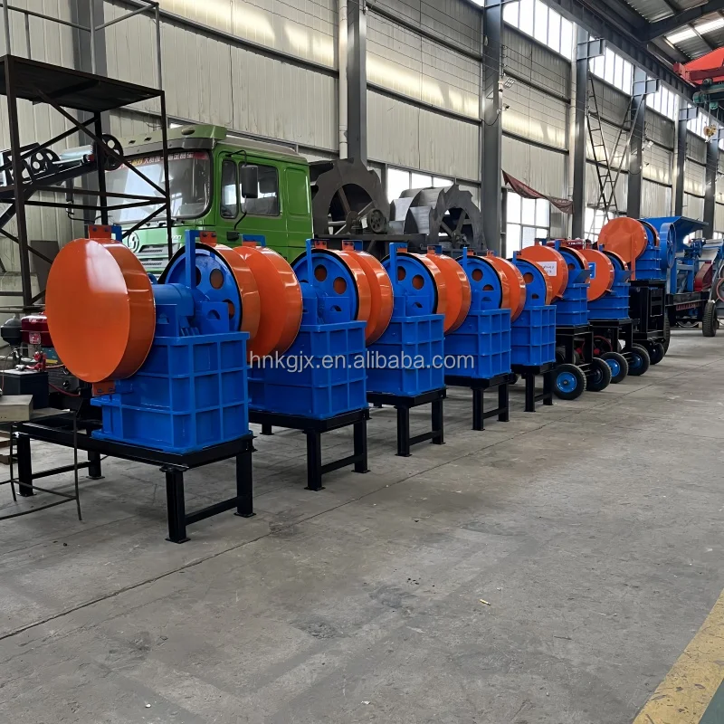New Year activity PE400X600 mobile jaw crusher Mobile ore jaw crusher Rock crusher