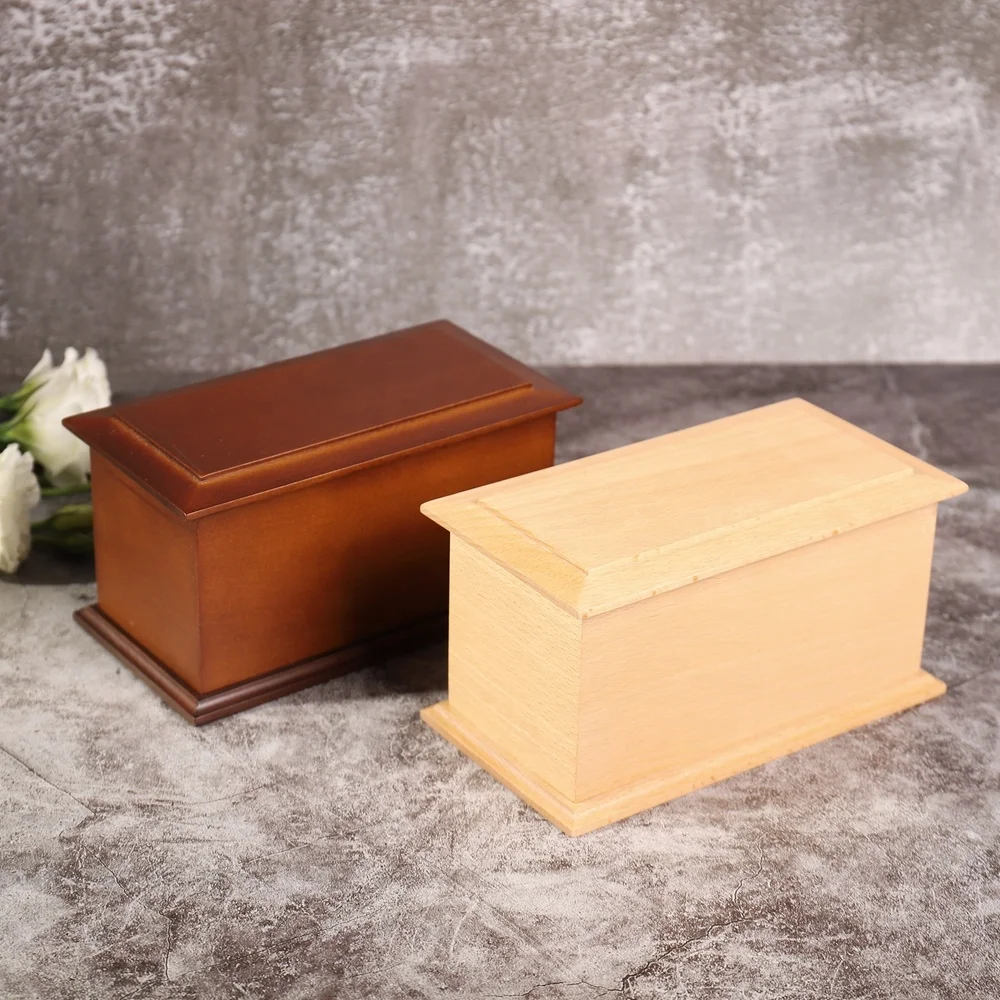 Factory Direct Memory Pet Product Wholesale Funeral Supplies Bone Ash Urn Coffins and Caskets