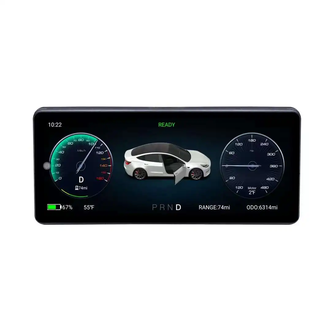 8.8 Inch Smart Screen Android Wireless Carplay And Android Auto With Dashboard Gps Navigation Wifi For Tesla Model 3 Model Y