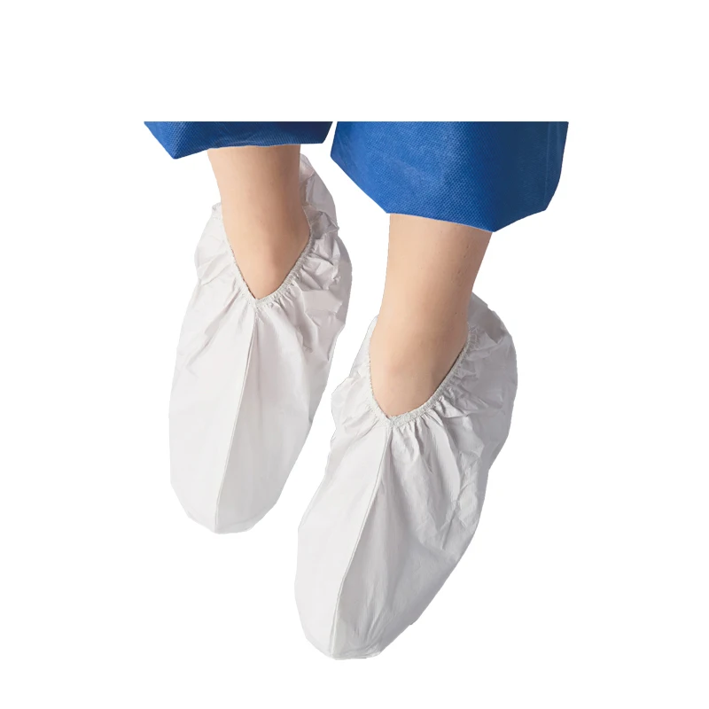 30 г 35 40 белые бахилы одноразовые Нескользящие эластичные ламинированные полипропиленовые нетканые