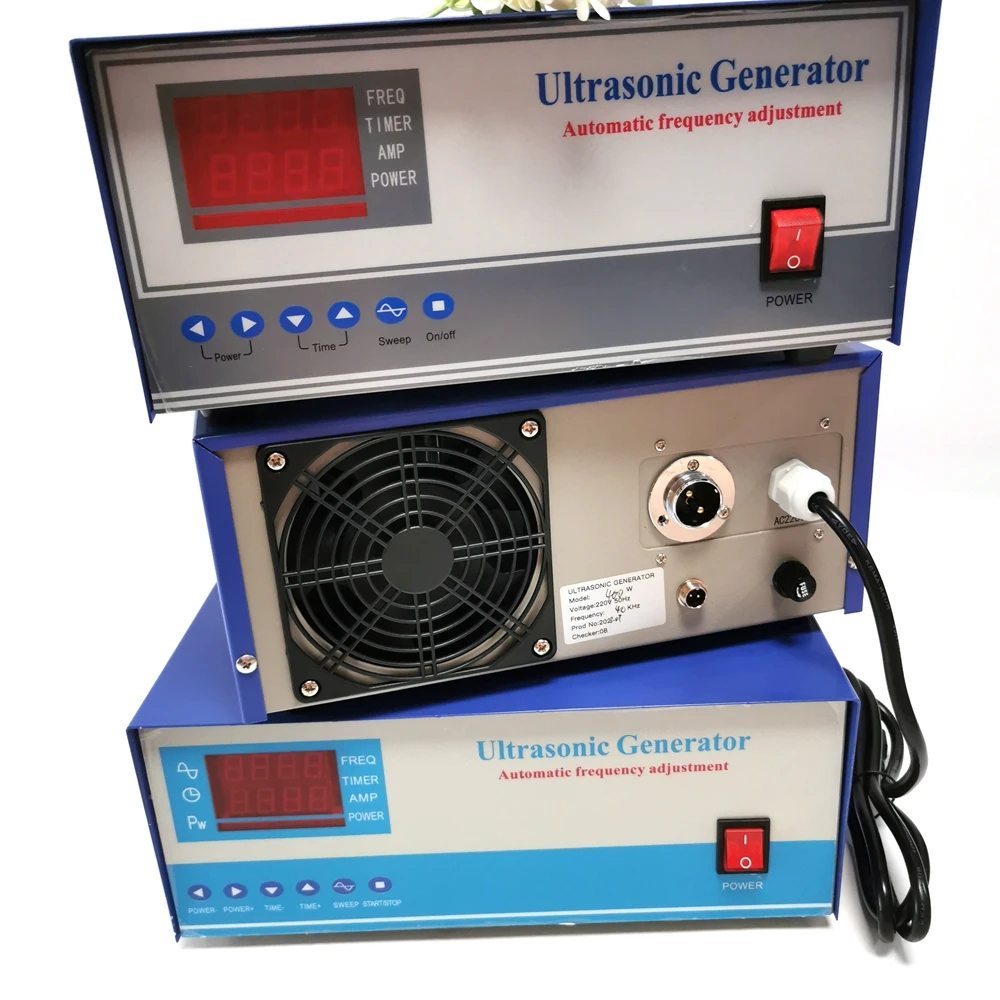Ultrasonic Generator 20-40Khz 0-3000w Power And Frequency Adjustable For DIY Cleaning Tank