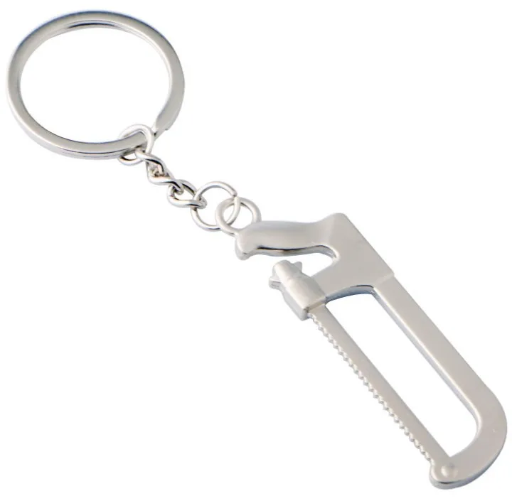 Factory Price Custom Laser Logo 16 Pieces Mini Screwdriver Hammer Spanner Mini Tool Metal Keychain for Promotion