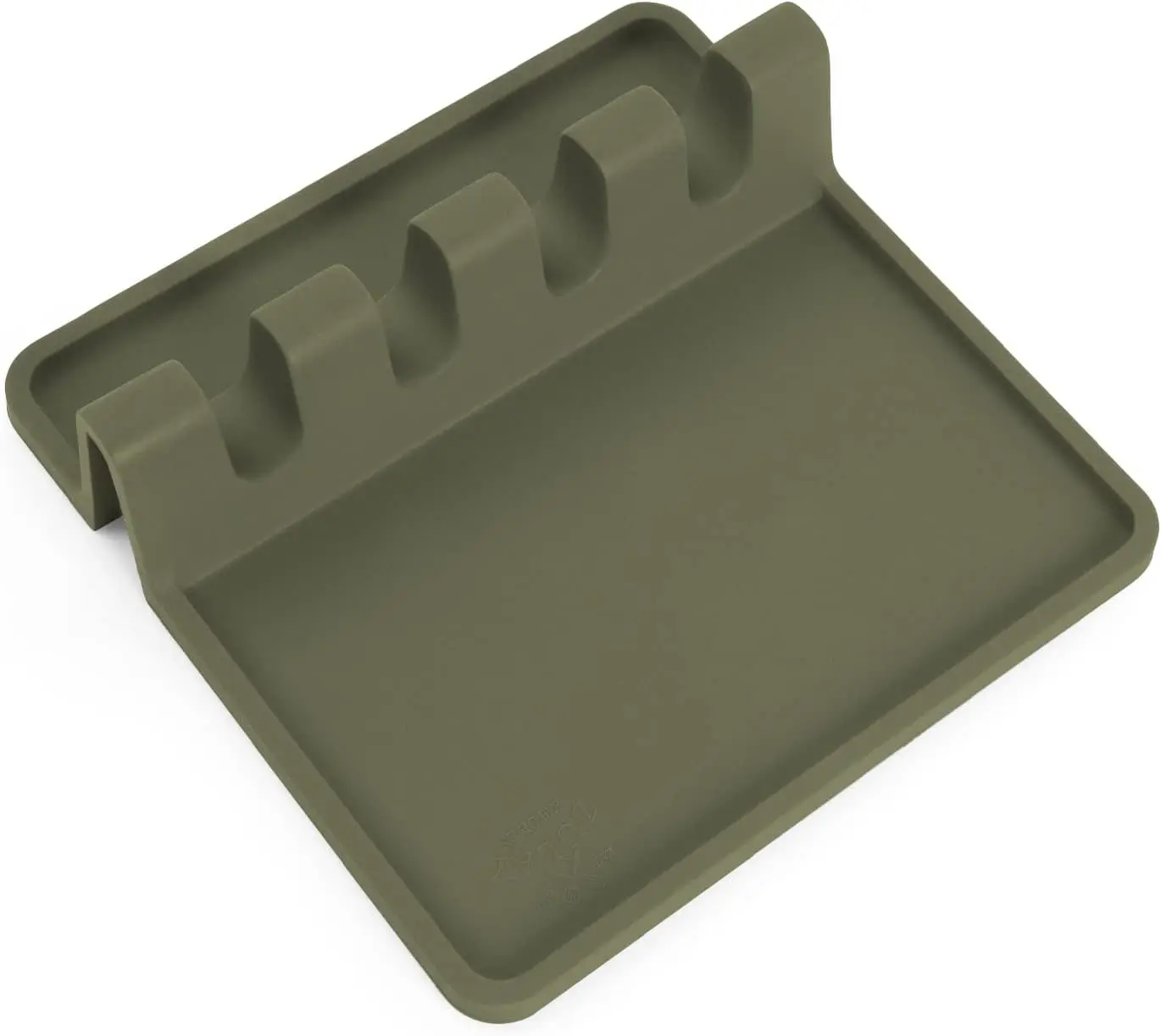 Factory Heat-Resistant Kitchen Silicone Utensil Rest Holder Spoon Rest with Drip Pad
