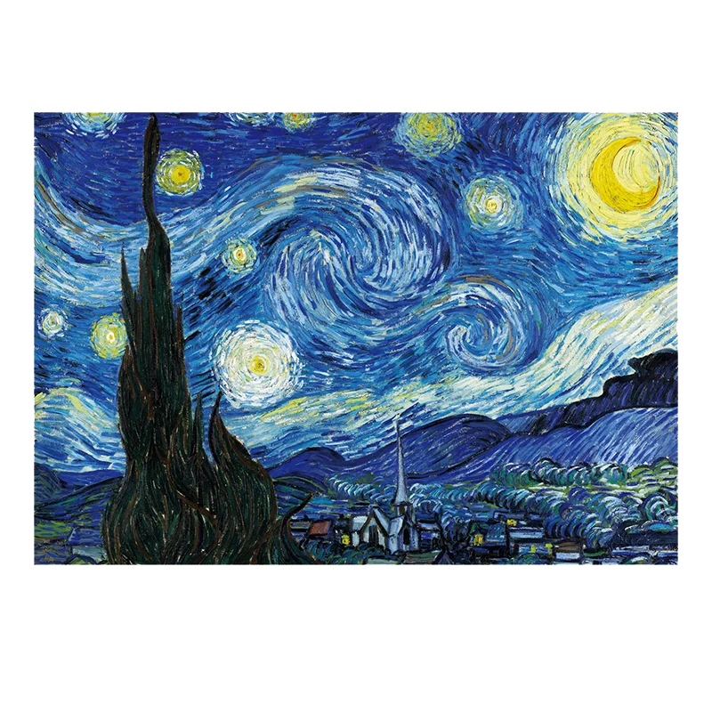 Star Wood puzzle education children adult casual board puzzle game starty night 1000 pieces of puzzle wall art