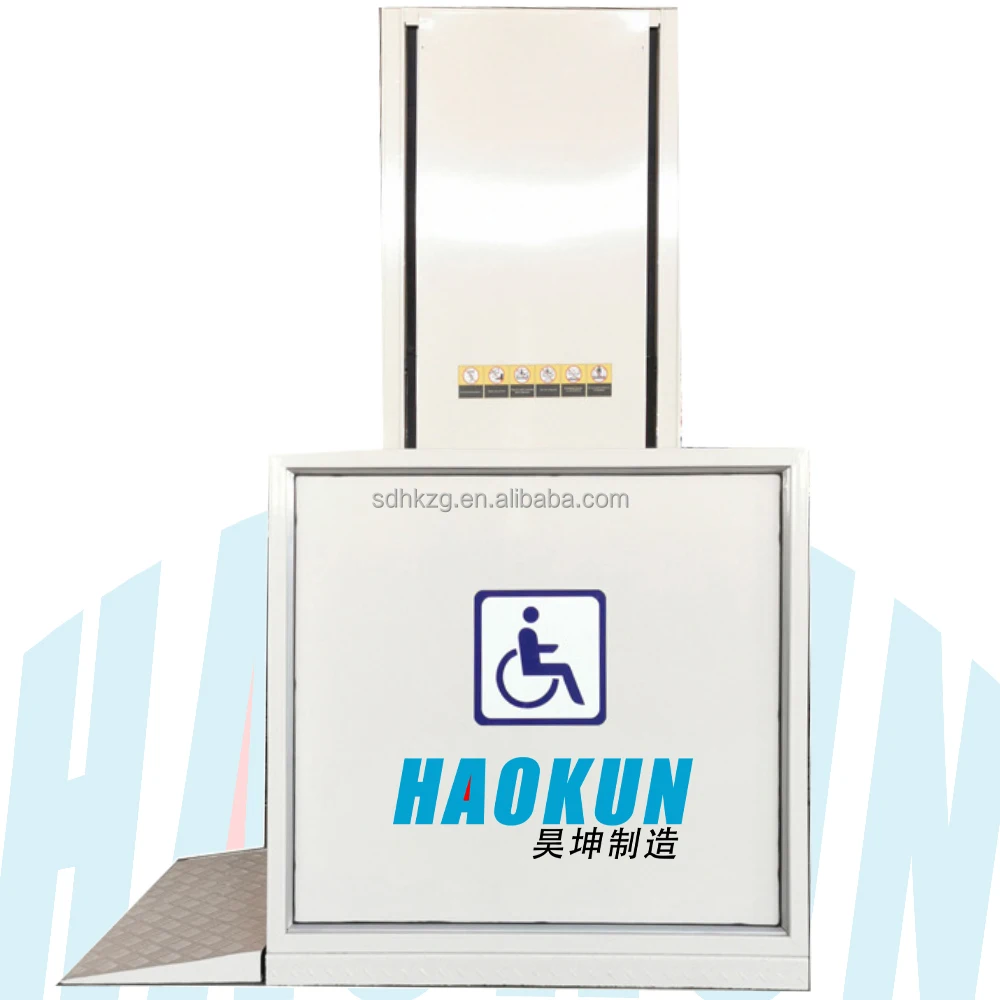 200kg Home Elevator Use Handicapped Wheel Chair Stair Lift And Hydraulic Vertical Lift Indoor Or Outdoor Elevators For Disabled