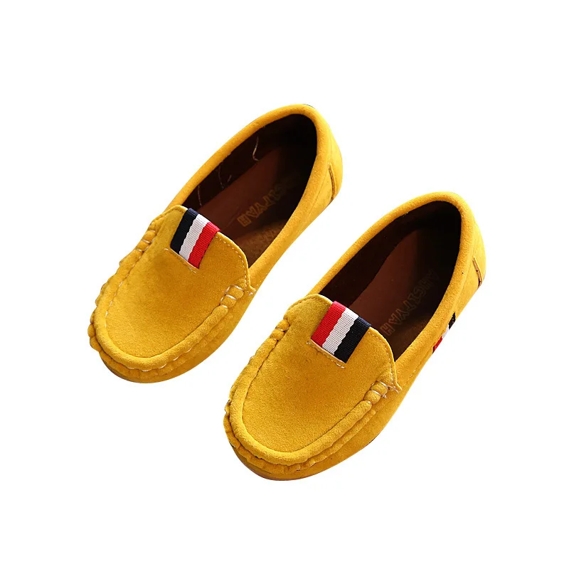 Children Leather Shoes For Baby Boys Girls Moccasins Fashion Infant Kids Slip-on Penny Loafer Flats Kids Casual Walking Shoes