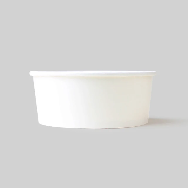 16oz/25oz/32oz/36oz/42oz/50oz Biodegradable Eco friendly White Salad Paper Bowl with Paper Lid