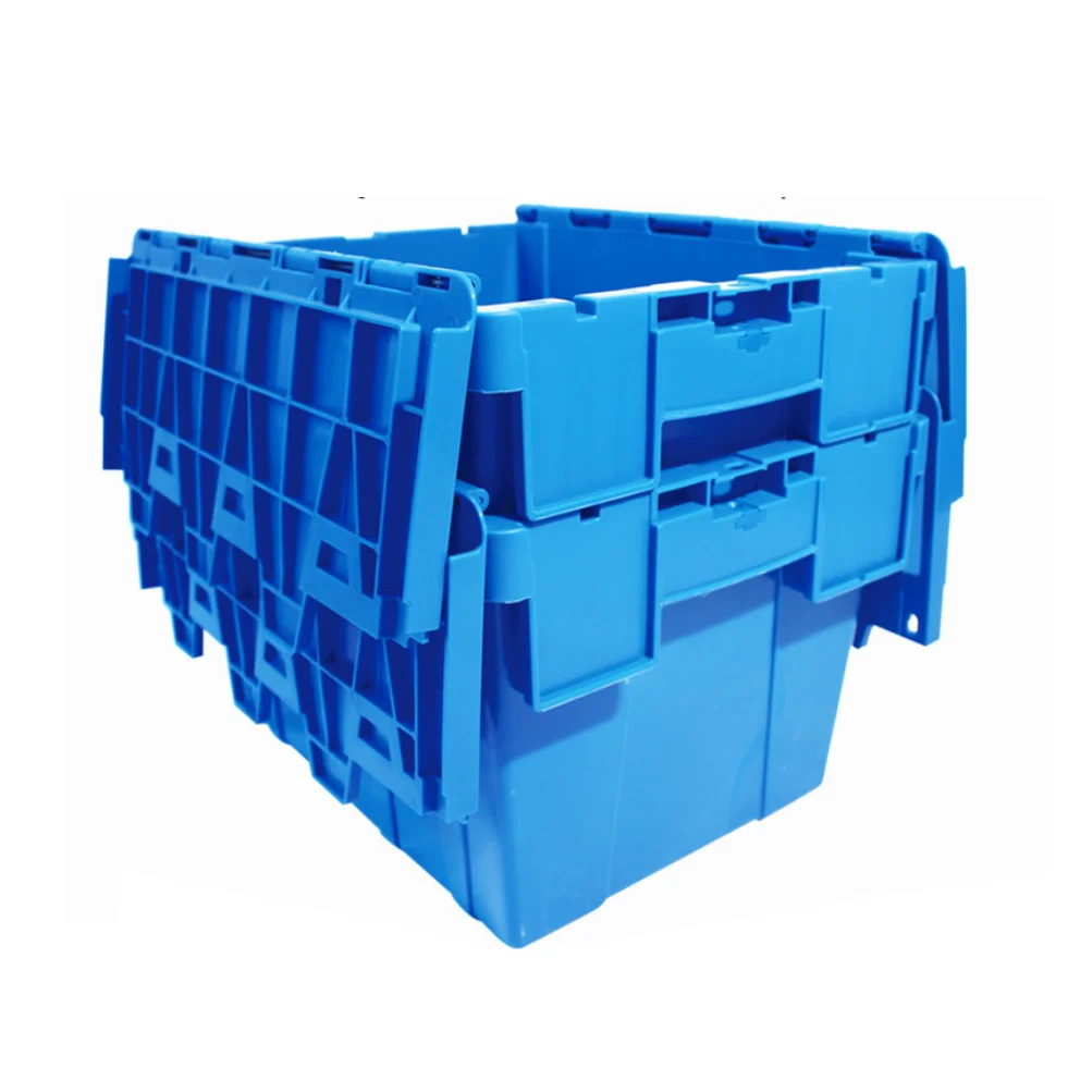 Moving Boxes Stackable Plastic Customized Logo Cajas De Plastico Supply China Factory Price Storage Boxes Plastic Plastic Crates