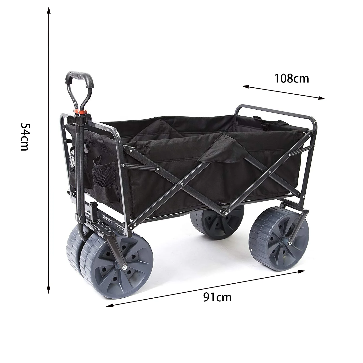
Heavy Duty Four Wheels All Terrain Collapsible foldable Beach Wagon With Table 