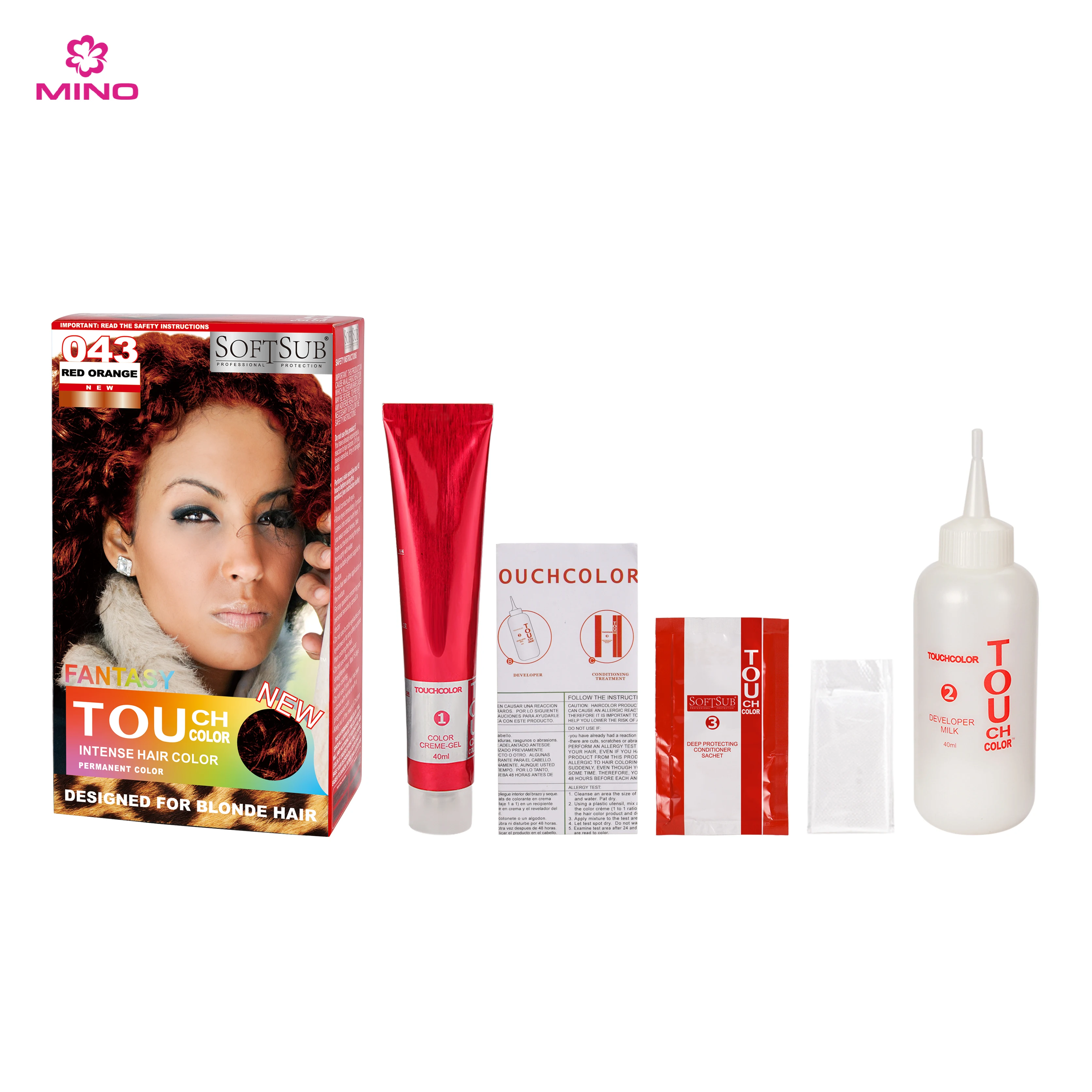 GMP & ISO Certified Long-lasting Permanent Hair Color 3 Years Hair Dyed with GMP / ISO Certification TOUCHCOLOR 35-50days