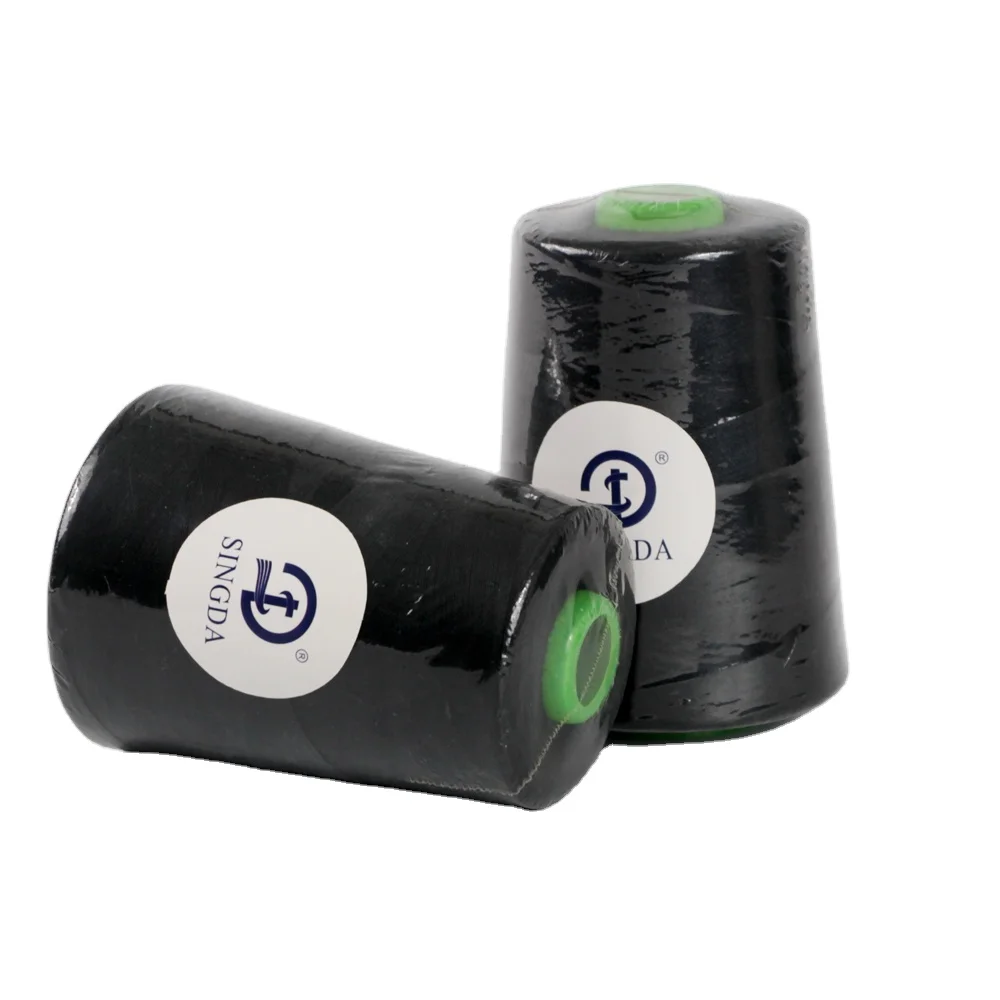 100% Polyester Sewing Thread 20s/2 40s/2 20s/3 5000y Polyester Sewing Thread Hilo 2/40 For Sewing And Knitting