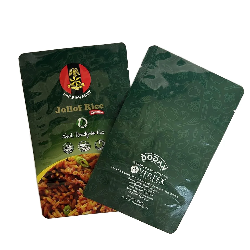 Custom printed  liquid doypack soup bags retort pouch packaging  for  food retort pouch packaging machine