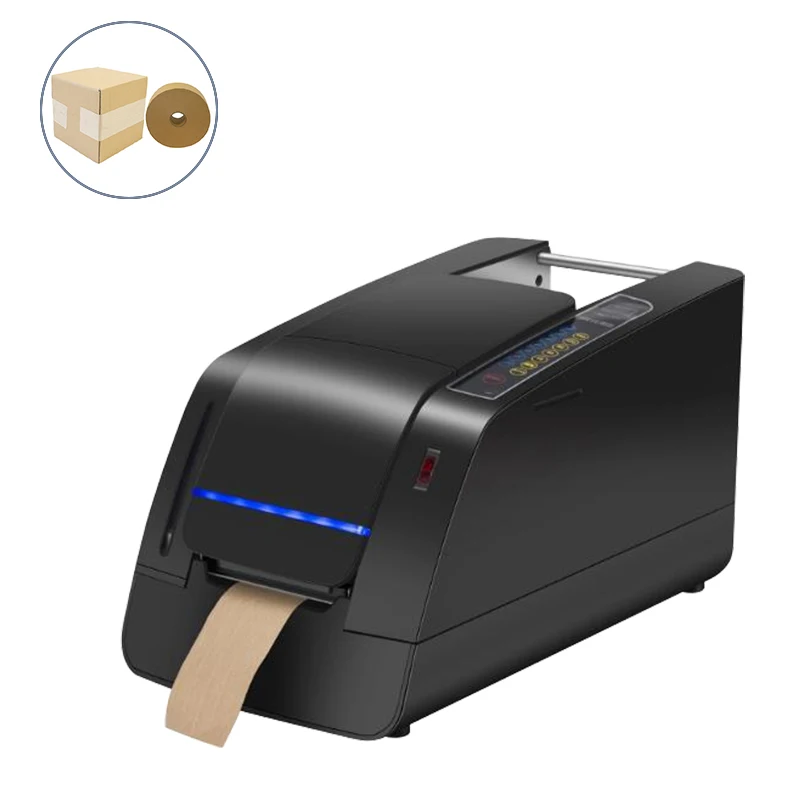 LinkAir Hot Sales Cutter Life 1000000 Times Automatic Packaging Wet Kraft Paper Gummed Machine Water Activated Tape Dispenser