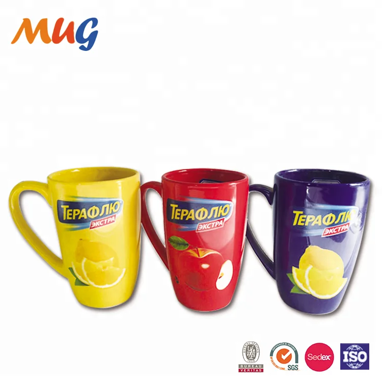 A grade promotional Ceramic hot heat sensitive color changing magic mugs ceramic coffee  mug tea cup