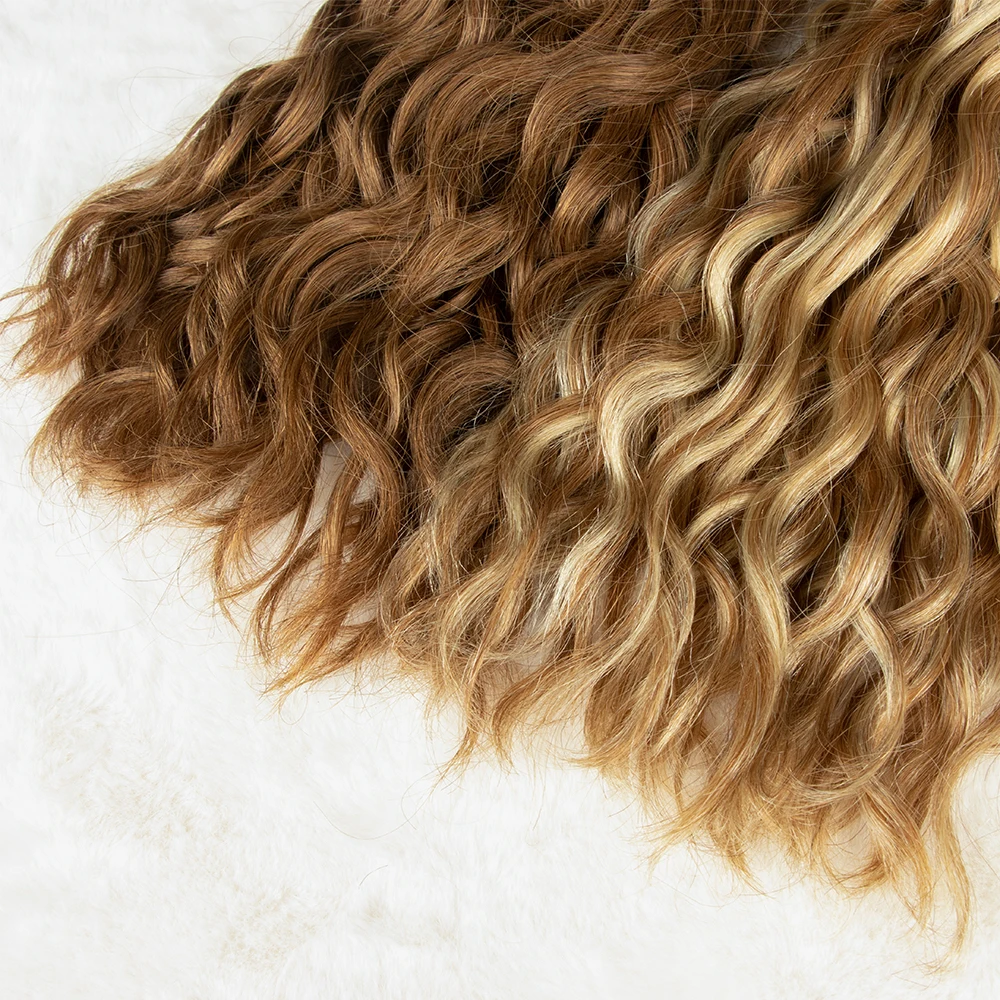 Hot selling natural raw Indian hair tape in human hair 100% natural raw curly hair water wave tape ins