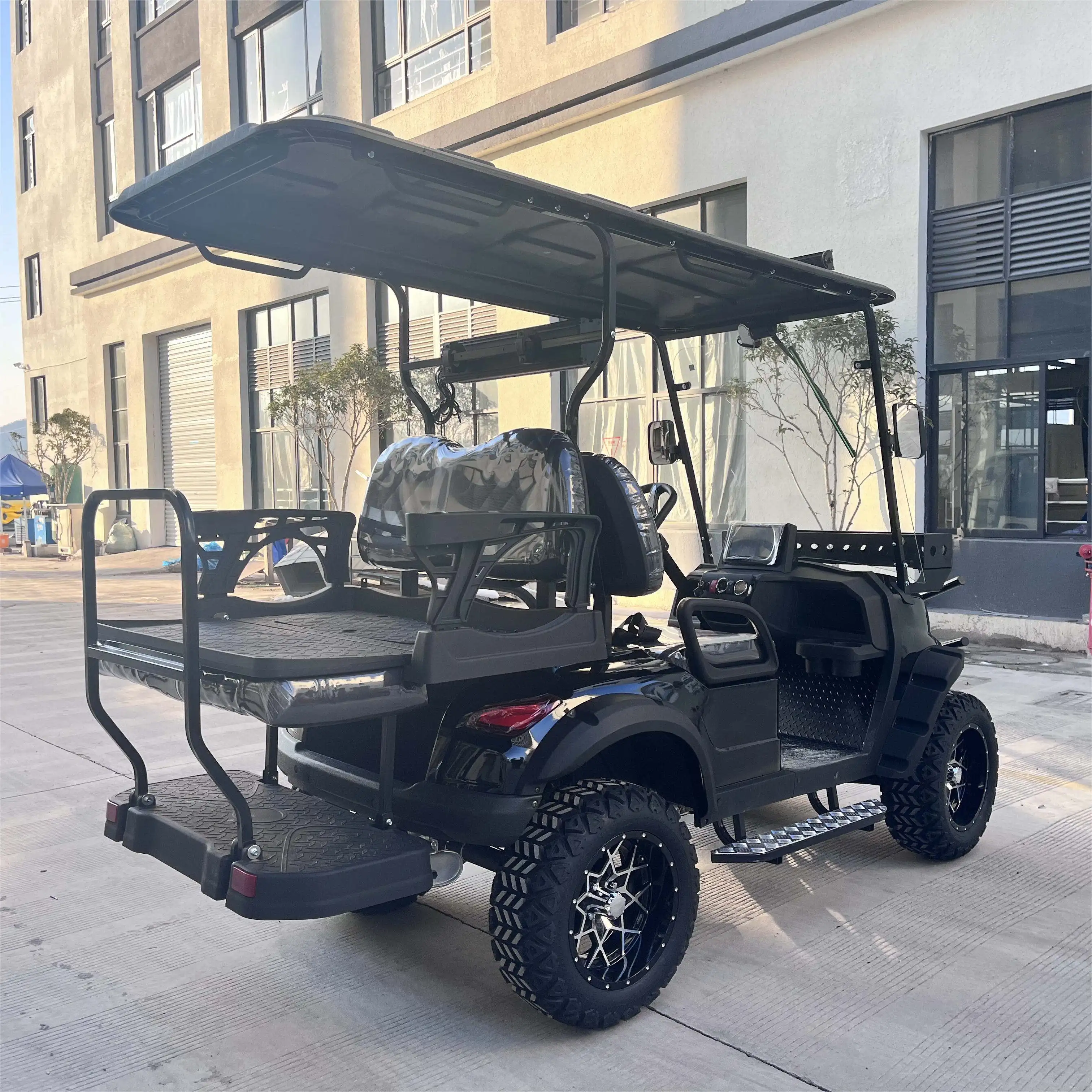 4 Seats Gas Powered Brand New Motorized Gas Golf Cart 4 Seater