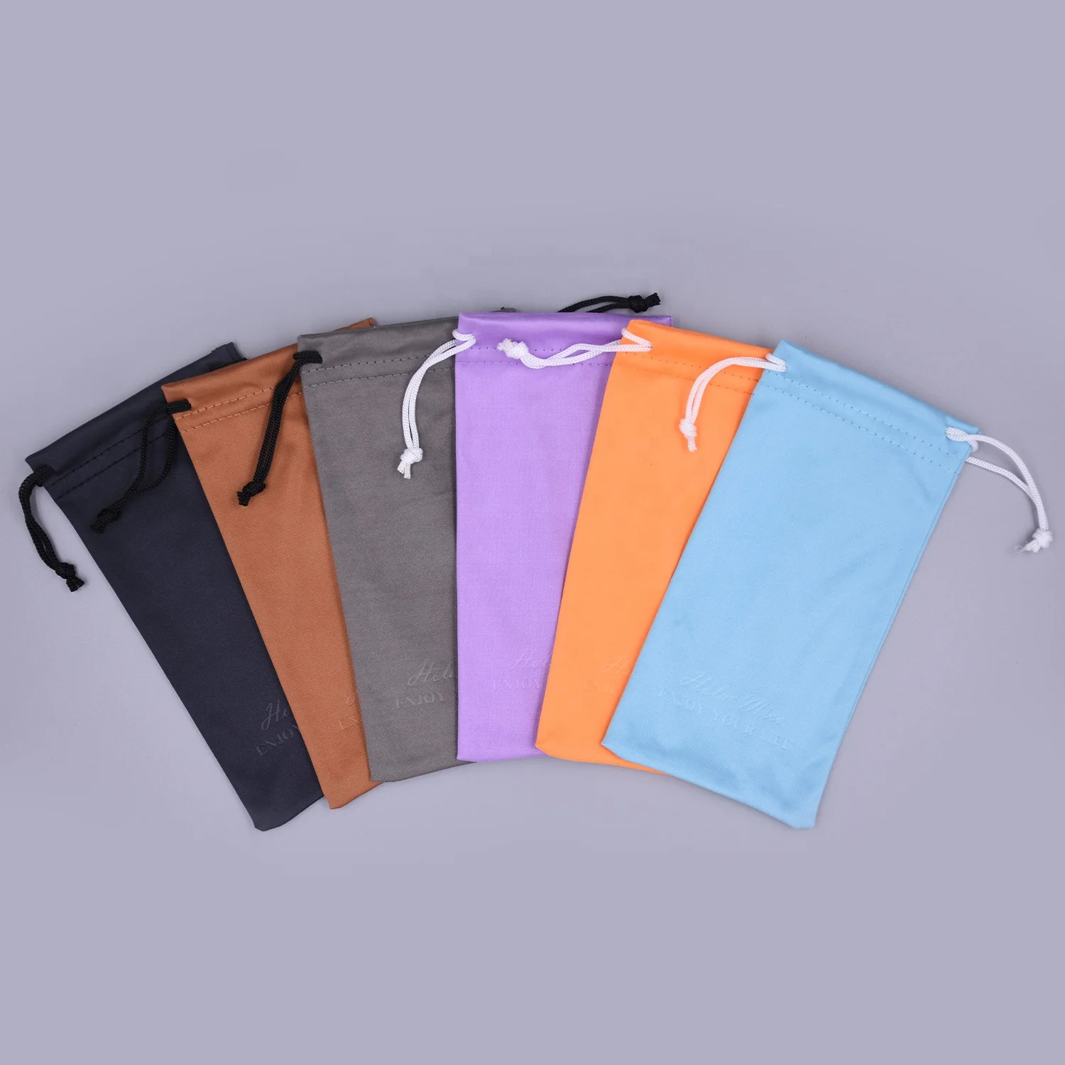 Bestpackaging Custom Logo Printed Soft Glasses Pouch Sunglasses bag Dust-proof Eyeglasses Bag Packaging eyewear Accessories