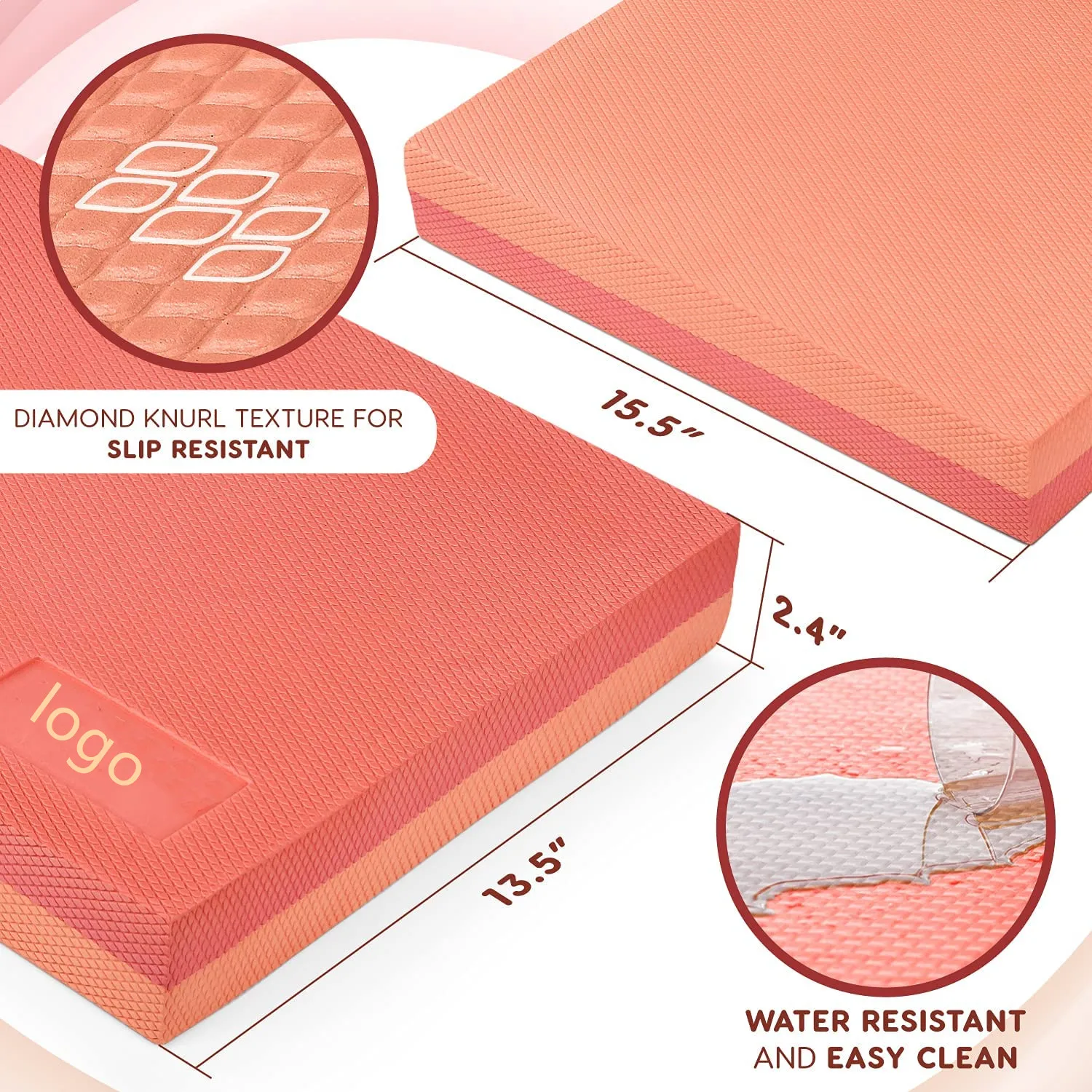 Foam Balance Pads for Physical Therapy and Balance Exercises, Suitable for Home, Work, Rehabilitation