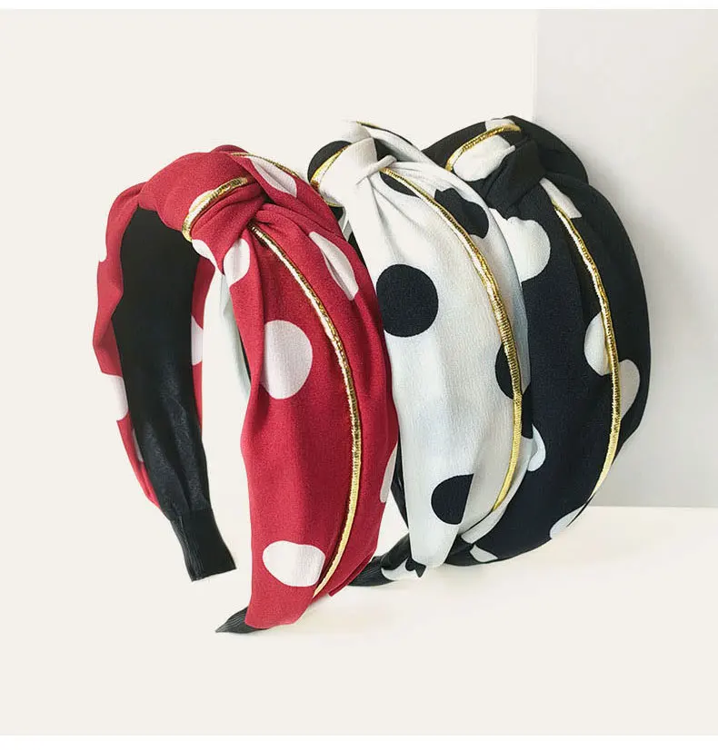 
Fashionable melting bowknot hairbands wave dot stripe grid hair hoop hair accessories girl 