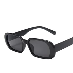 2021 small fashion vintage 80s sunglasses ladies designer shades rectangle white black red pink tortoise sunglasses for women