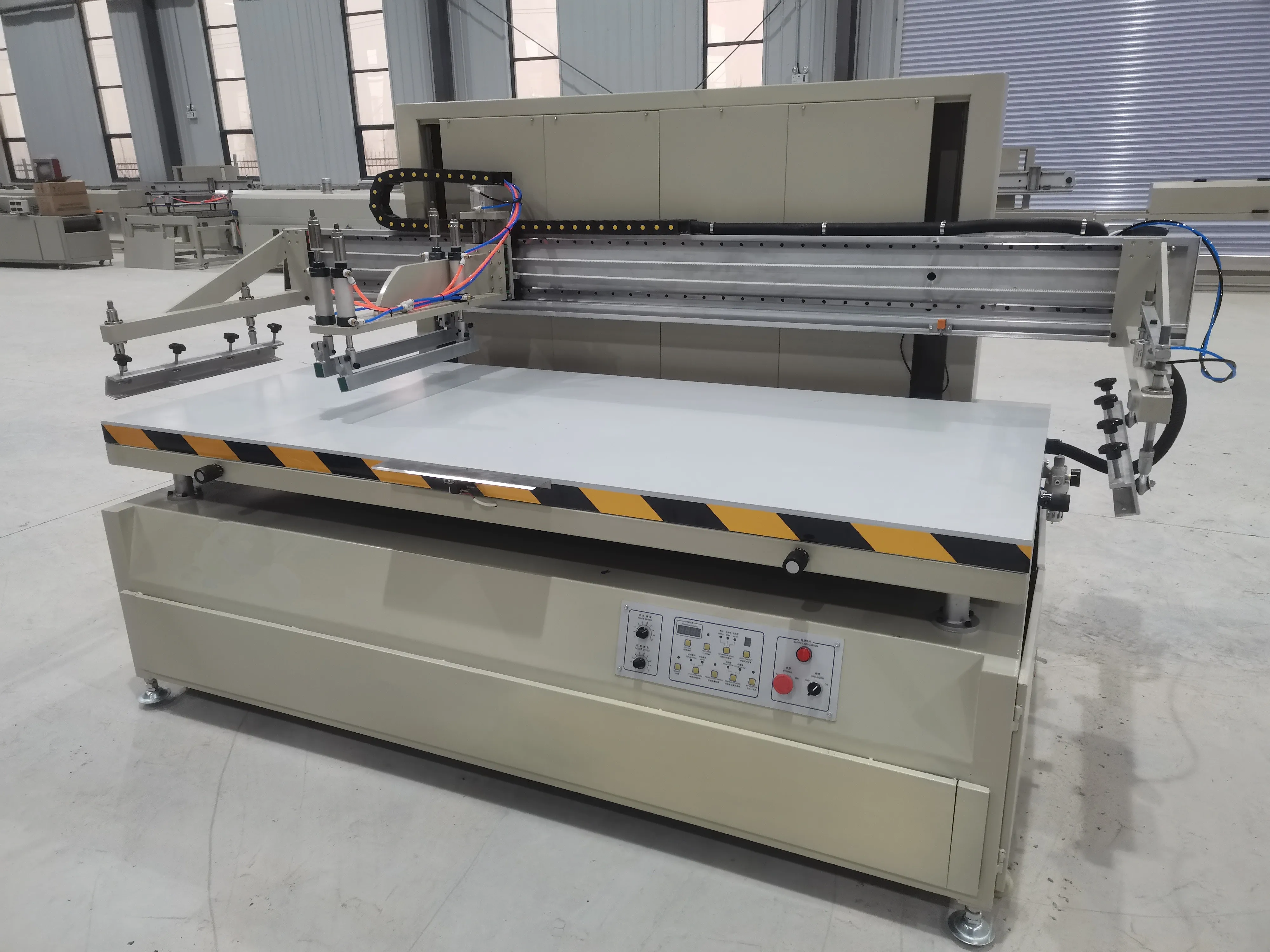 auto silk vertical  screen printing machine for board  high temperature screen printer on glass