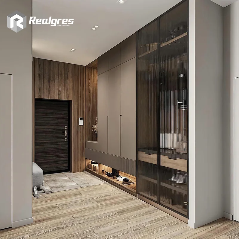 Customized Open cabinet modern simple light luxury open kitchen cabinet whole house customization