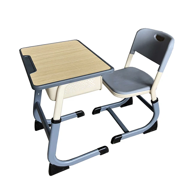 
Cheap classroom student desk High quality School desk and chair set furniture manufacturer 