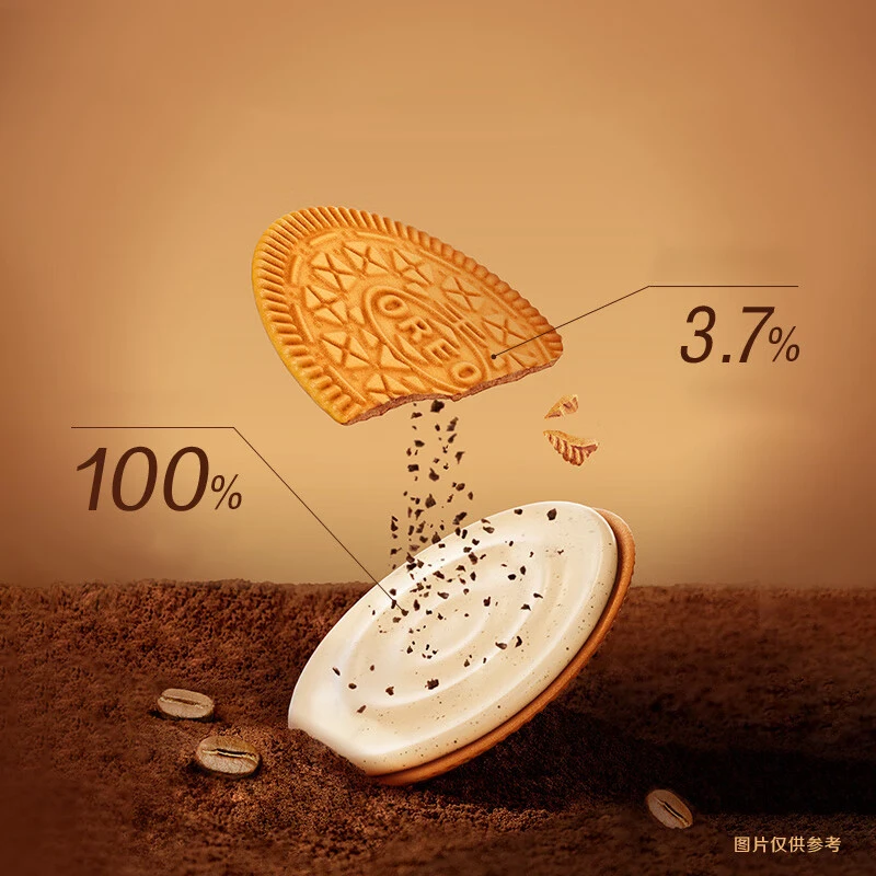 New Oreo cookies 0 sugar light milk latte flavor crispy sandwich cookies Oreo thins biscuit 95g/190g