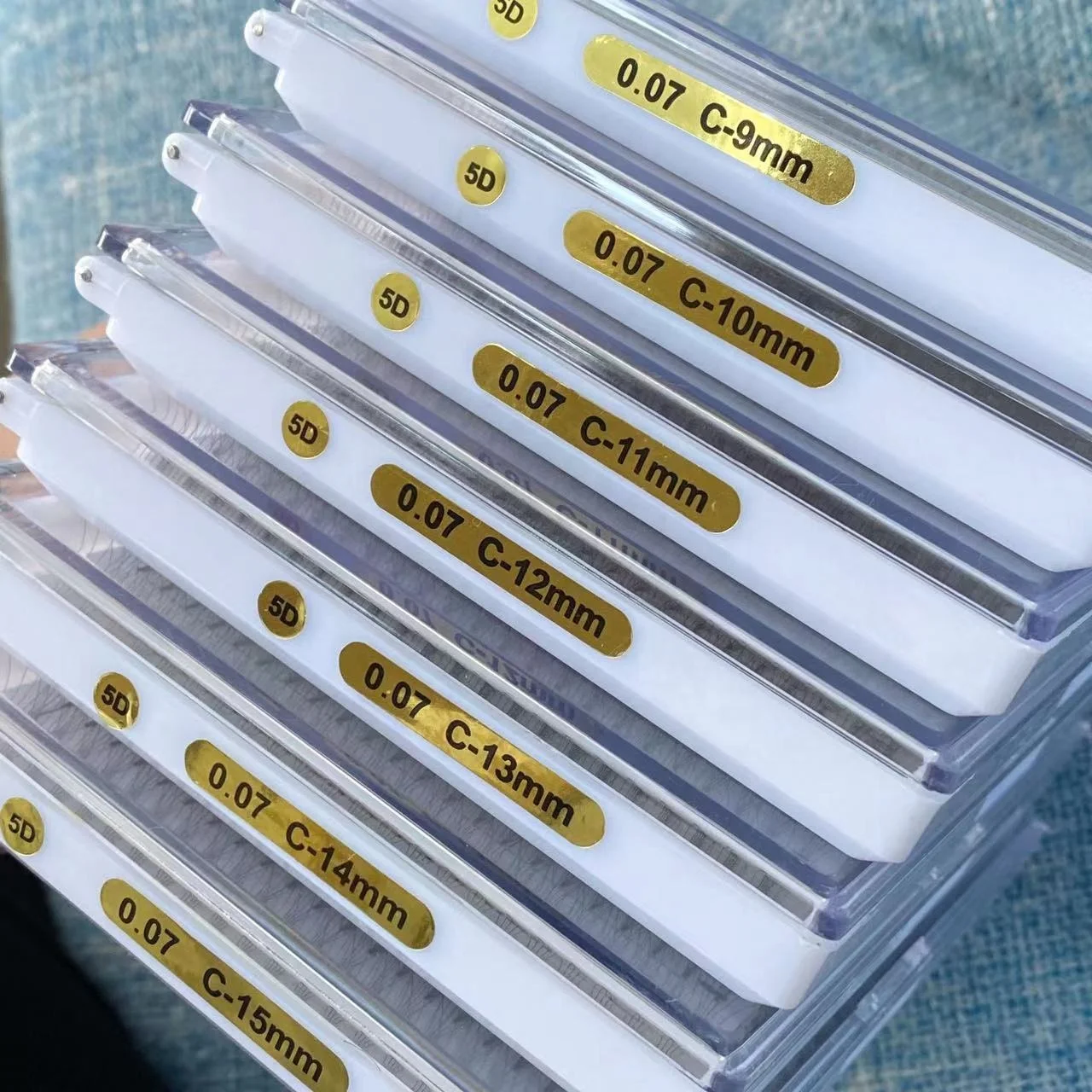 Big Sales 5D 0.07  C 13-18 mm Short stem Lashes 354 fans pre made volume fans lashes eyelash extension