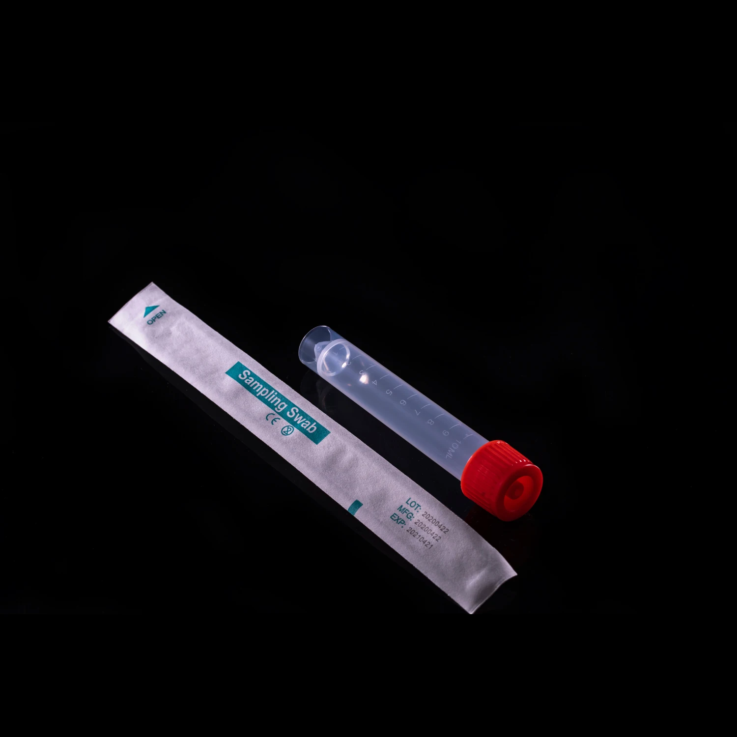 CE certificate saliva sample collection tube disposable sampling tube