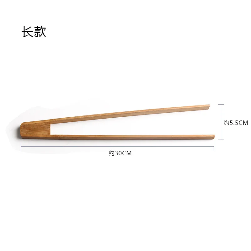 Kitchen Toaster Food Bar Barbecue Baking Tools Bamboo Tweezers Kitchen Gadgets Bamboo Food Tongs for Food