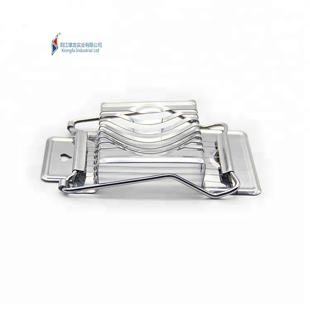 Customizable 145*85*20mm Restaurants Egg Slicer / Cutter Tool for Kitchen Stainless Steel Egg Slicer
