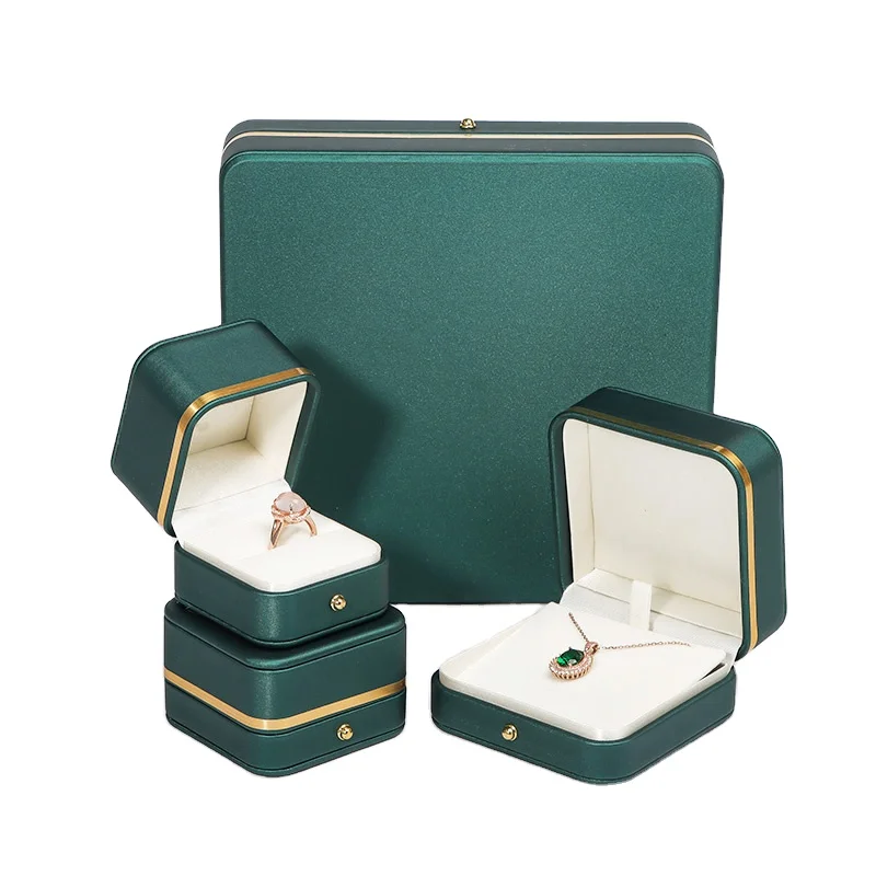 Romi Custom Pu кожаный бархатный Магнитный Роскошный браслет ожерелье кольцо коробка для упаковки ювелирных изделий коробки