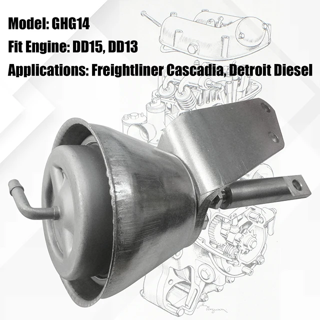 Turbo Wastegate Actuator GHG14 fit for Detroit Diesel DD13 DD15 Engine Freightliner Cascadia Turbocharger Actuator A4720961269