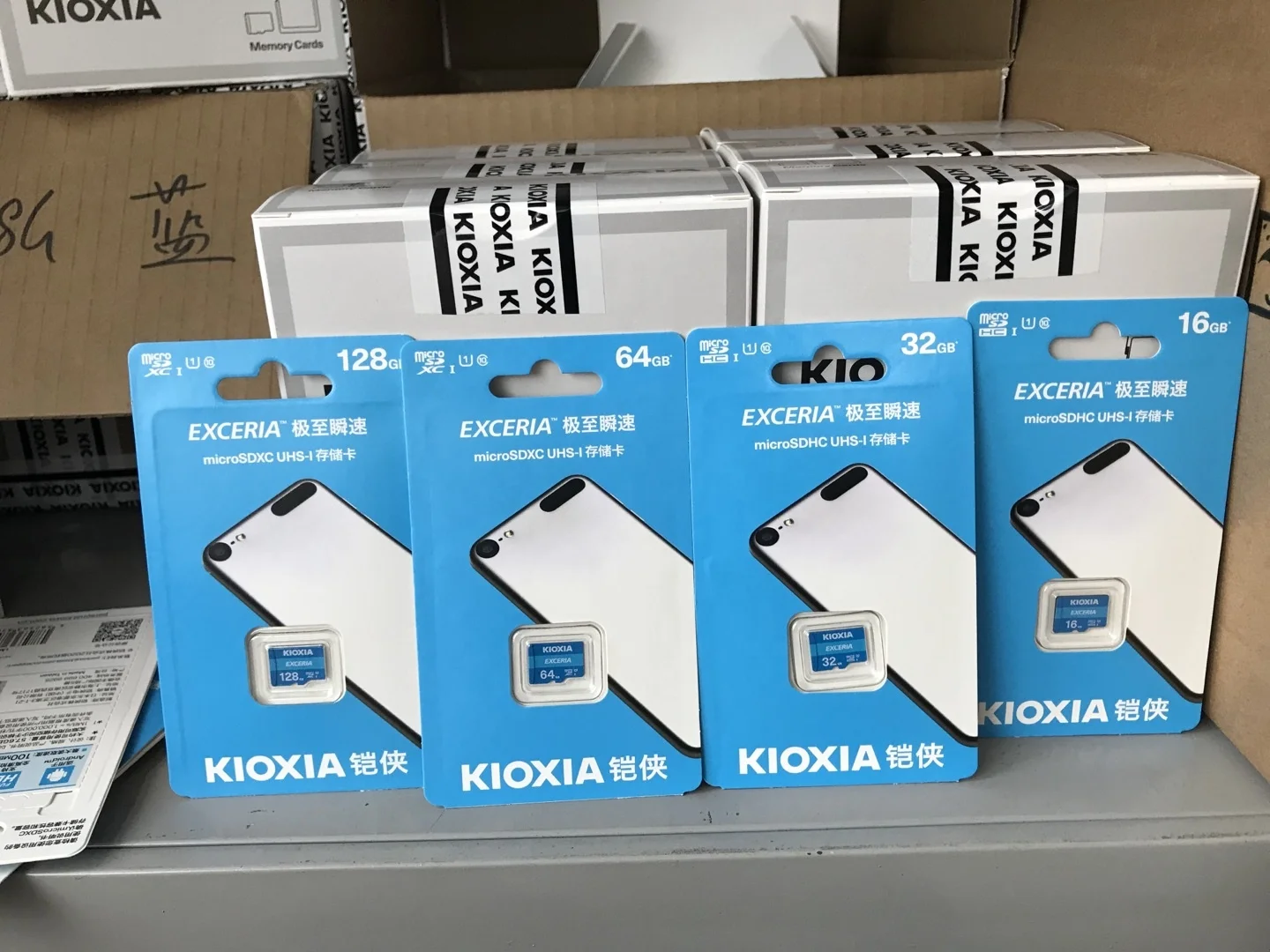  Оригинальная карта памяти KIOXIA 64 Гб 128 ГБ TF Micro SD 16 32 класс 10 100 м/с флэш tf для