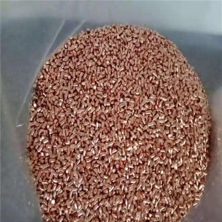 High Purity 99.9% Copper Granules Copper Pellets for Evaporation Coating Materials
