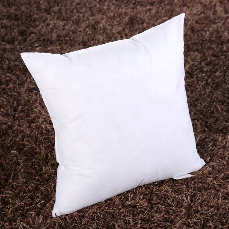 
China white square adult home hotel zhejiang sofa non woven pillow 