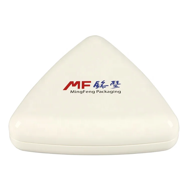 Деревянная шкатулка для ювелирных украшений с белым треугольником на заказ