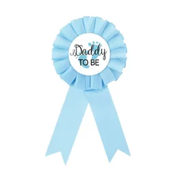 Wholesale Pink Blue Mummy Daddy To Be Gender Reveal Baby Shower Reward Ribbon Badge