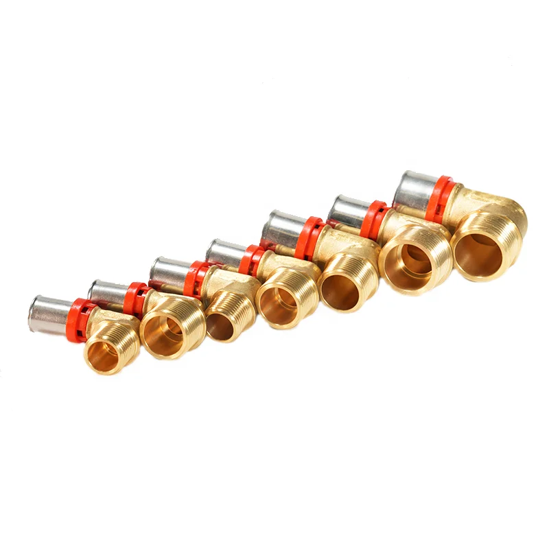 Wholesale Brass Pex Press Fitting Brass Coupling Pex Plumbing Fittings Pex Pipe Fittings
