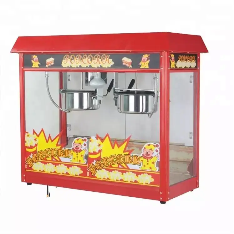 Double Bowl Popcorn machine Luxury top Commercial Electric Cheap Popcorn Machine With Capacity 8 Oz +8 Oz Pop corn Maker