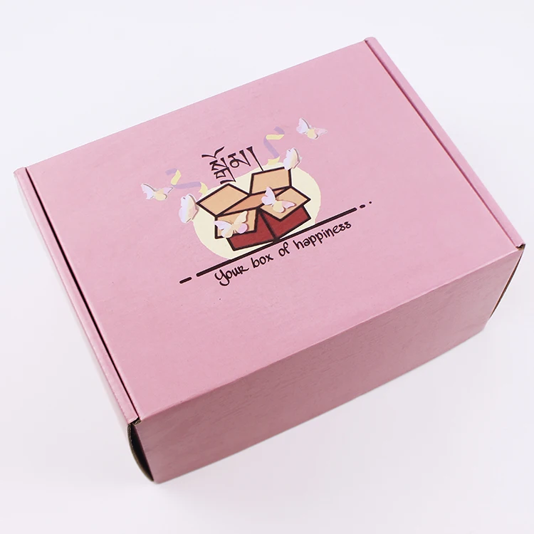 Custom 6X4X1 Gift Shipping Cardboard Box Packaging  With Logo Embossing