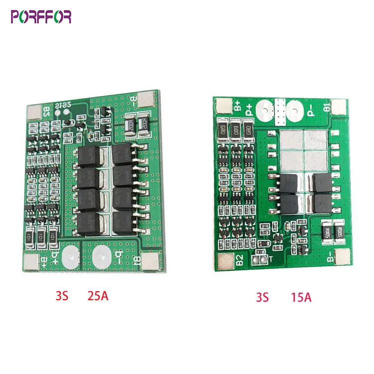  3 7 в/ячейка для литиевых 11 1 В 15A 20A 25A BMS 3S string/серии Li- ion