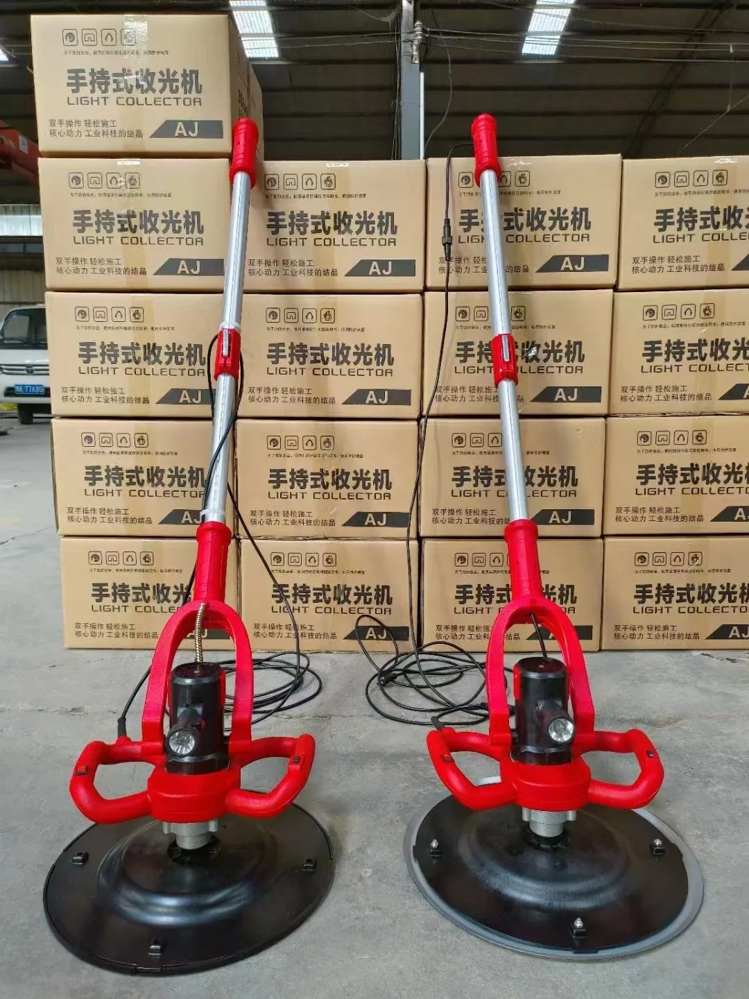 Super Promotion Lithium Power Electric Automatic Portable Wall Cement Plastering Polisher Smoothing Electric Trowel Machine