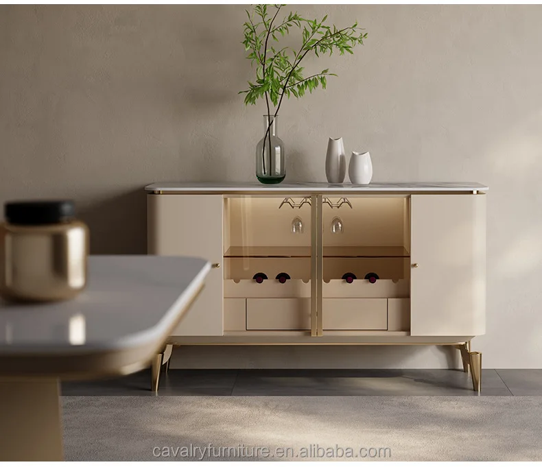 Italy Modern Living room Furniture Wood  Style Buffet Console Table Buffet Table